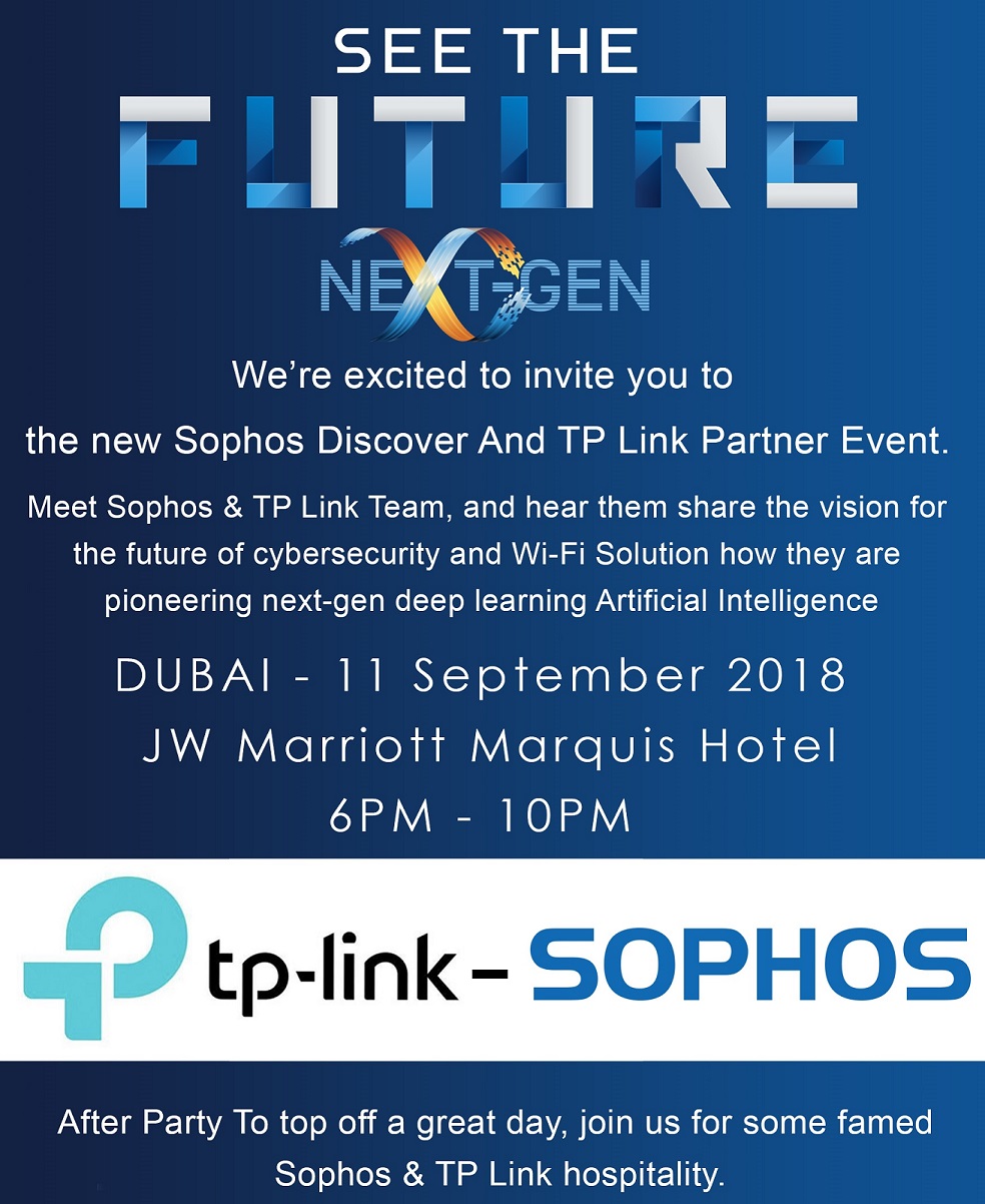 Sophos and TP-Link Partners Event