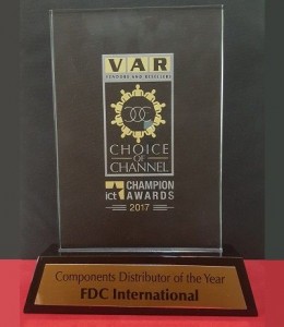 VAR Components Distributor of the Year 2017